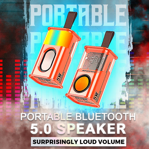 🌈Portable Bluetooth 5.0 Speaker🔥BUY 2 get 10% off Auto & FREE SHIPPING🔥