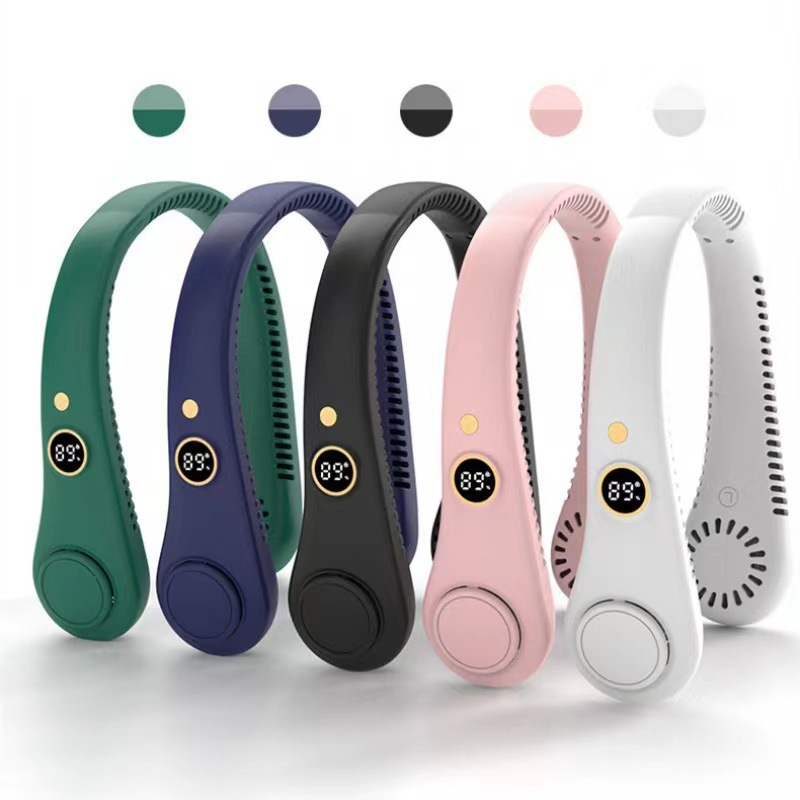 🍃Stay Cool Anywhere This Summer With A Hands-Free Portable Neck Fan❄️  Summer Cooling Special — 50% OFF