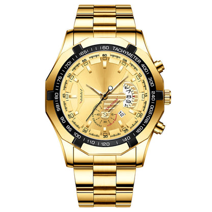 47mm Muti-function Quartz Watch for Men
