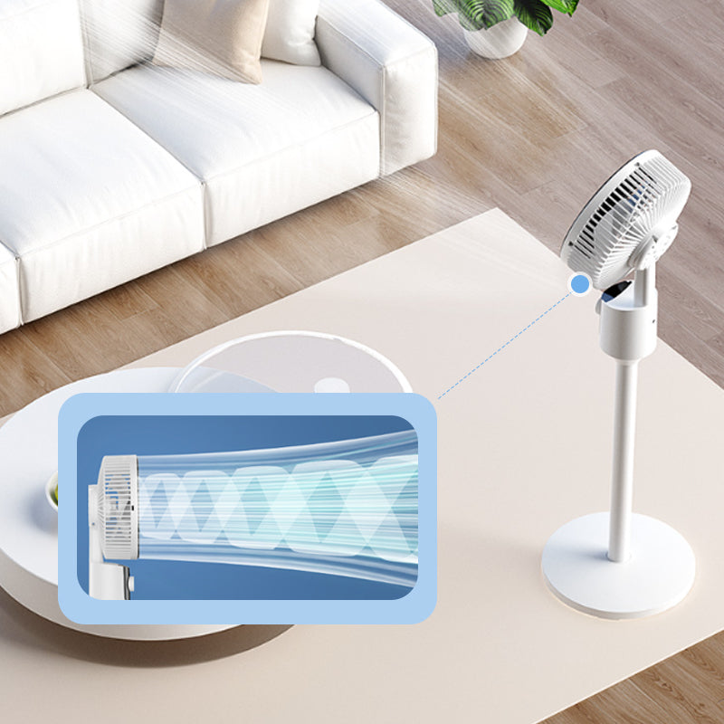 USB Powered Height Adjustable Standing Oscillating Electric Fan